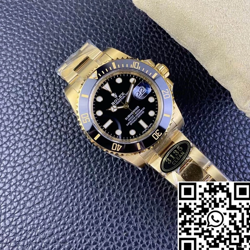 Submariner 116618LN-97208 Rolex Clean Gold Yellow Factory 1211
